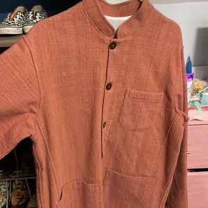 Recycled wool chore coat